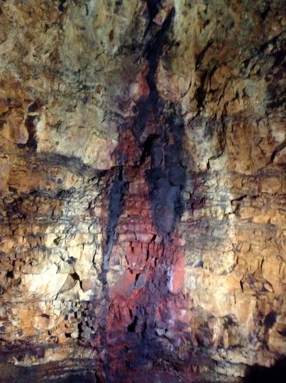 Inside the volcano