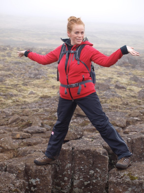 Straddling the North American and Eurasian tectonic plates